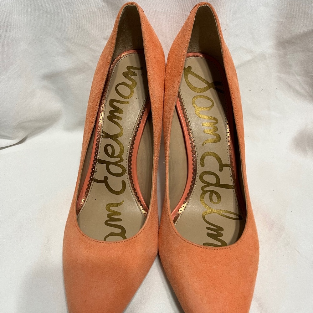 Sam Edelman pumps orange color size 8 1/2 new